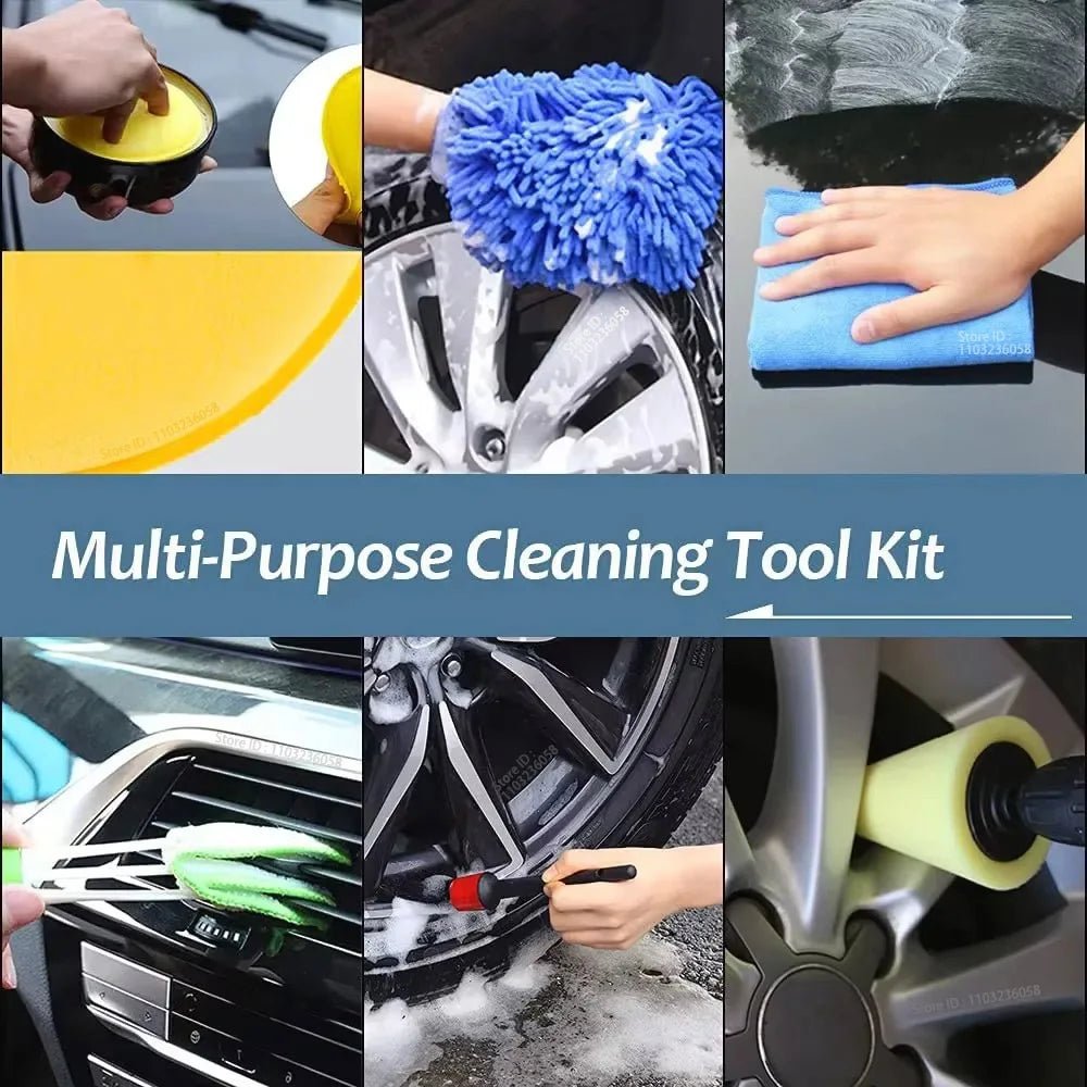 17pcs Car Detailing Brushes - Supreme Car Care