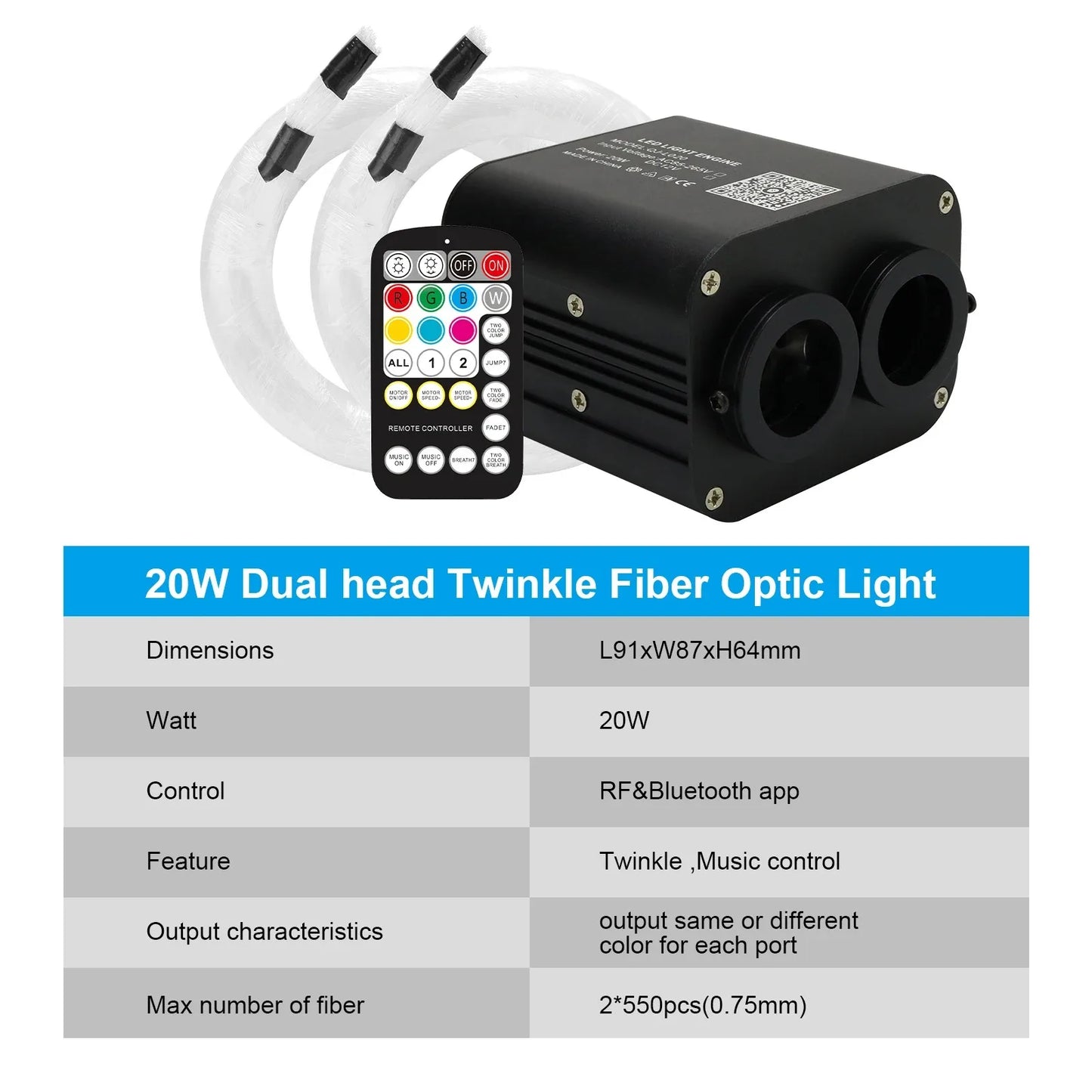 RGB LED Car Star Lights