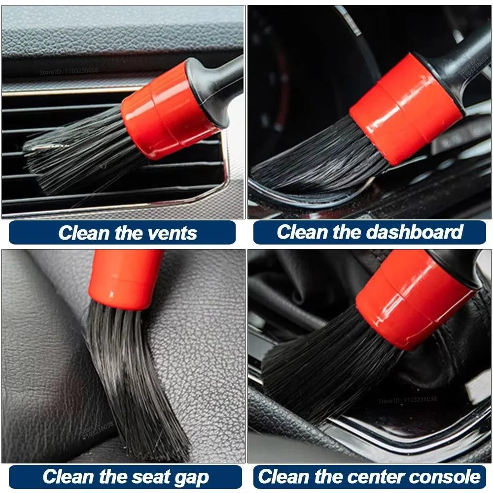 17pcs Car Detailing Brushes