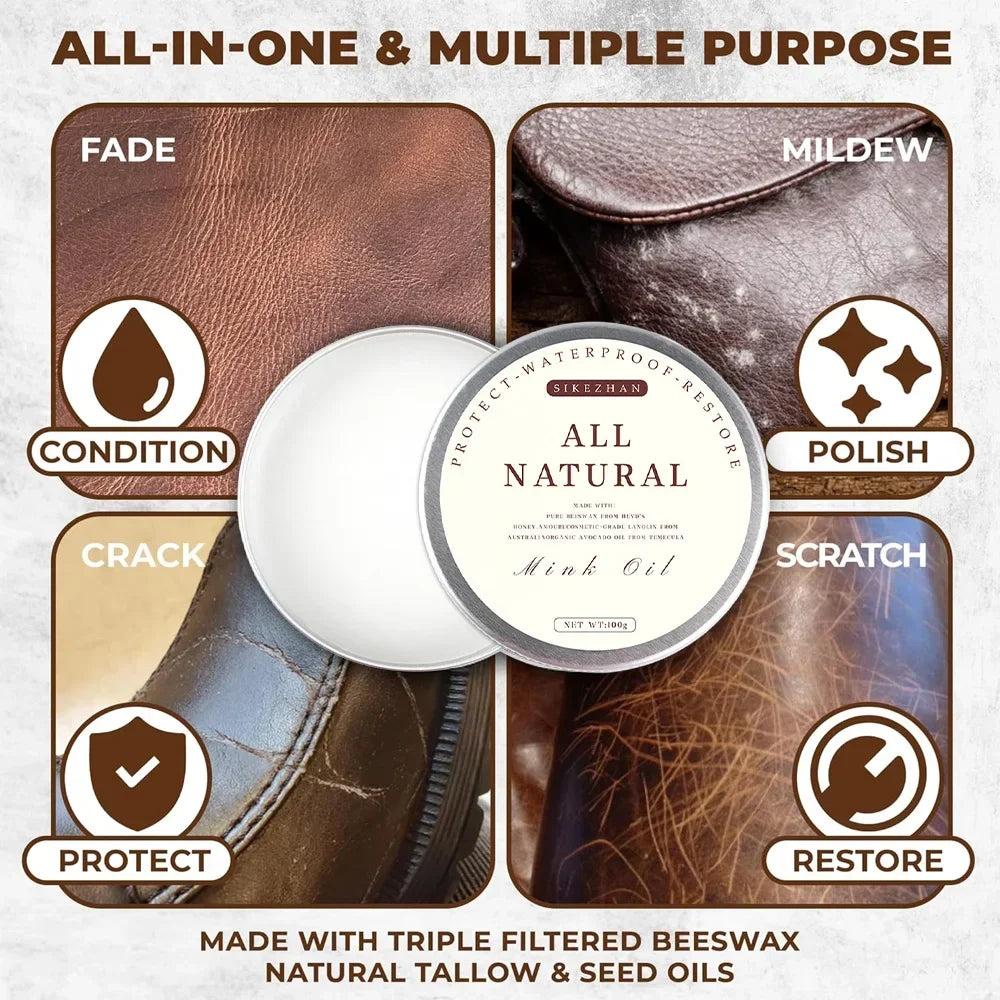 Premium All-Natural Leather Restorer & Conditioner