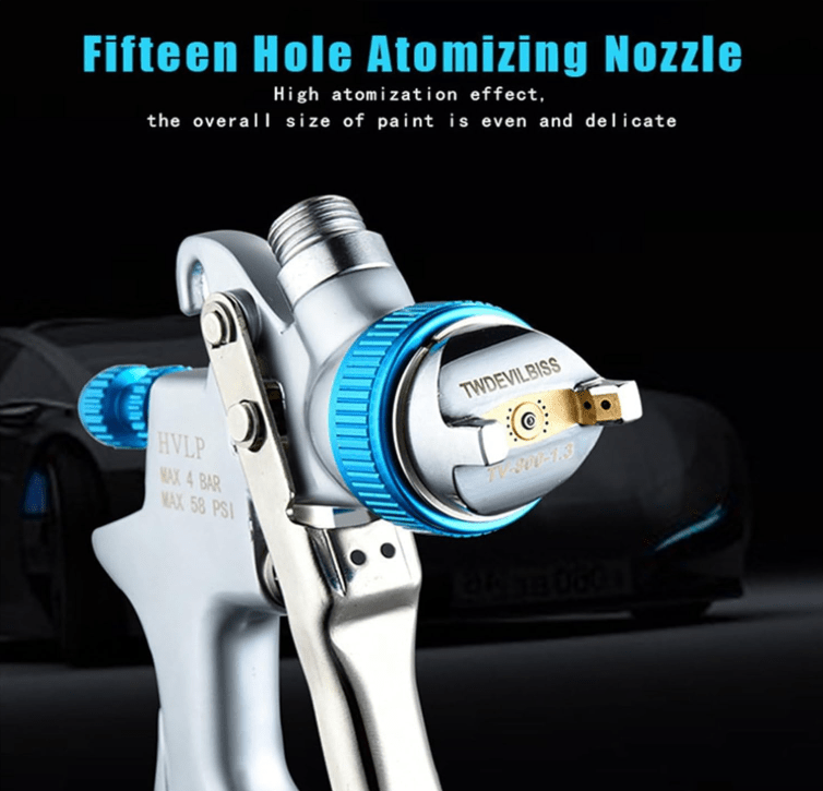 HVLP Spray Gun with Paint Cup - Supreme Car Care